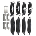 8x Front Rear Brake Pads Kit for Jeep Grand Cherokee 2005-2010 D1041