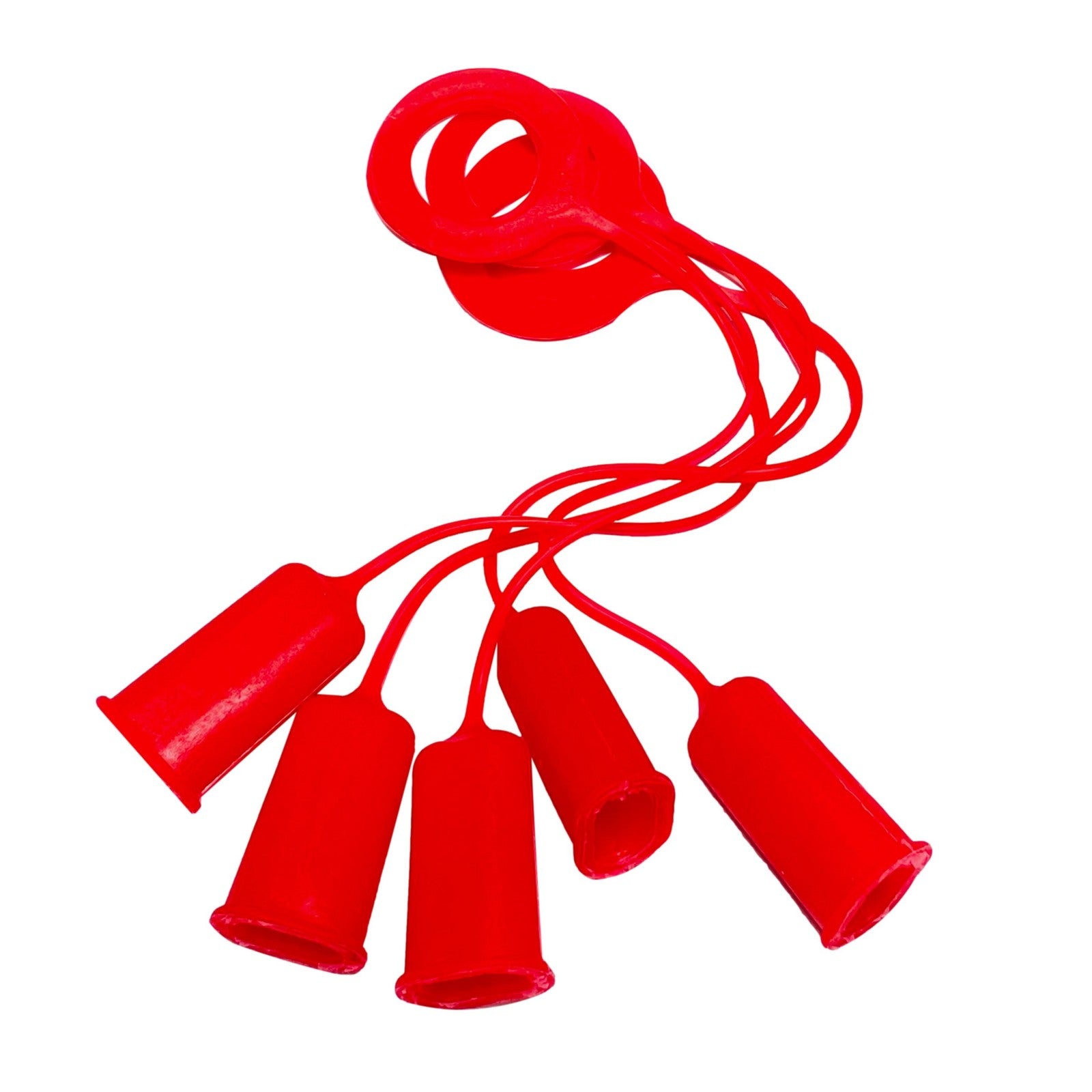 Fastcap Glubot Replacement Red Caps x 5 Pack 16oz