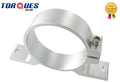 Silver Anodised Billet Aluminium Fuel Pump Filter Clamp Cradle Fits