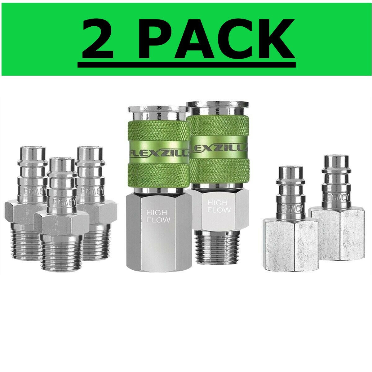 Legacy Flexzilla Air Hose Coupler Set