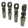 3/16" Swageless Eye Terminal Cable Rail Railing Wire Rope Stainless