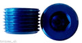 1/4" NPT Male Plug Aluminium
