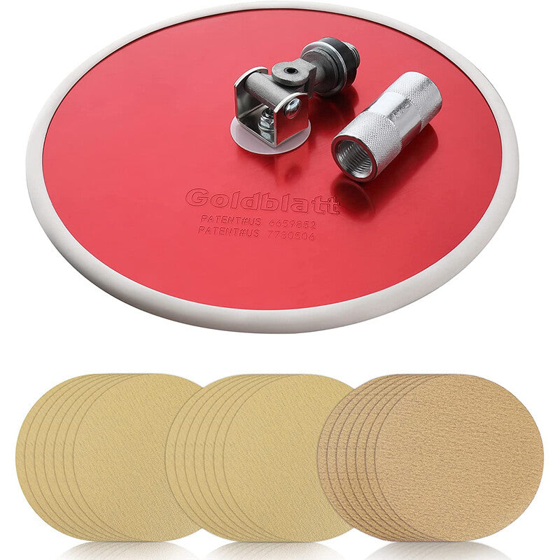 9-Inch Drywall Sander 30pc Sanding Disc Hook and Loop Mixed Grits