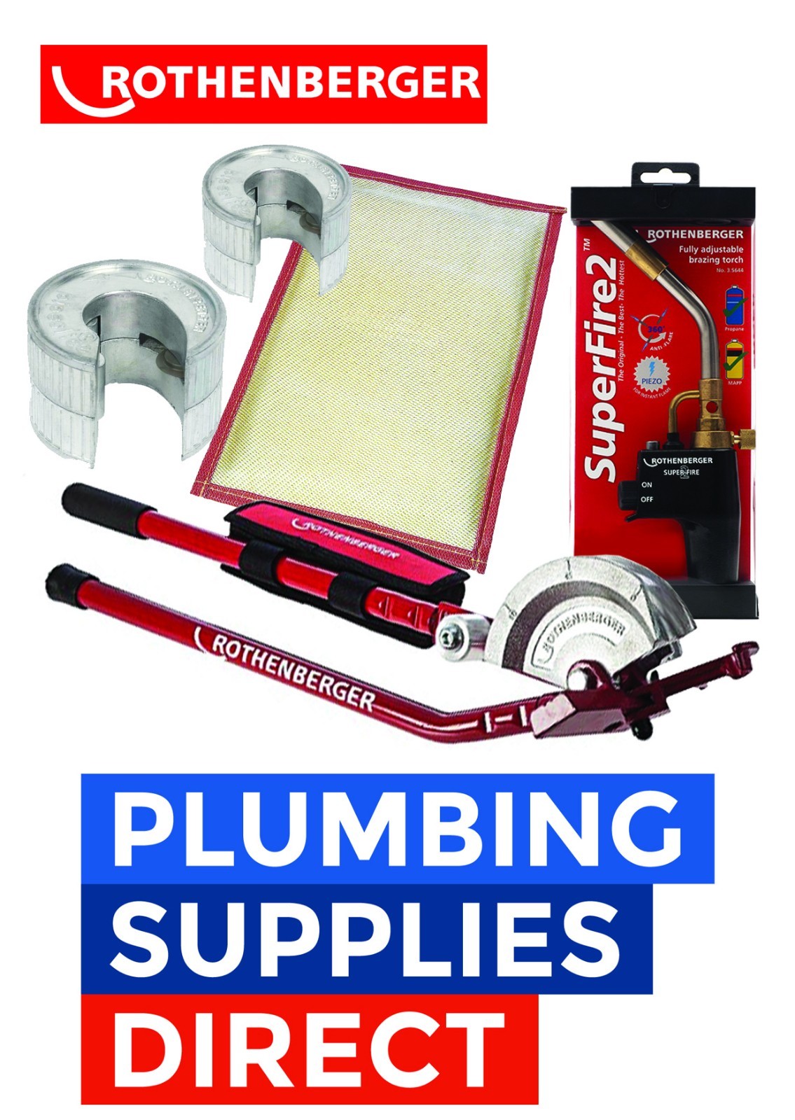 Rothenberger Plumbers Kit Superfire Torch