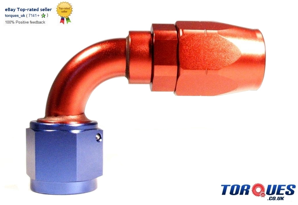 AN -16 (16AN JIC -16 AN16) 90 DEGREE Swivel Seal Hose Fitting