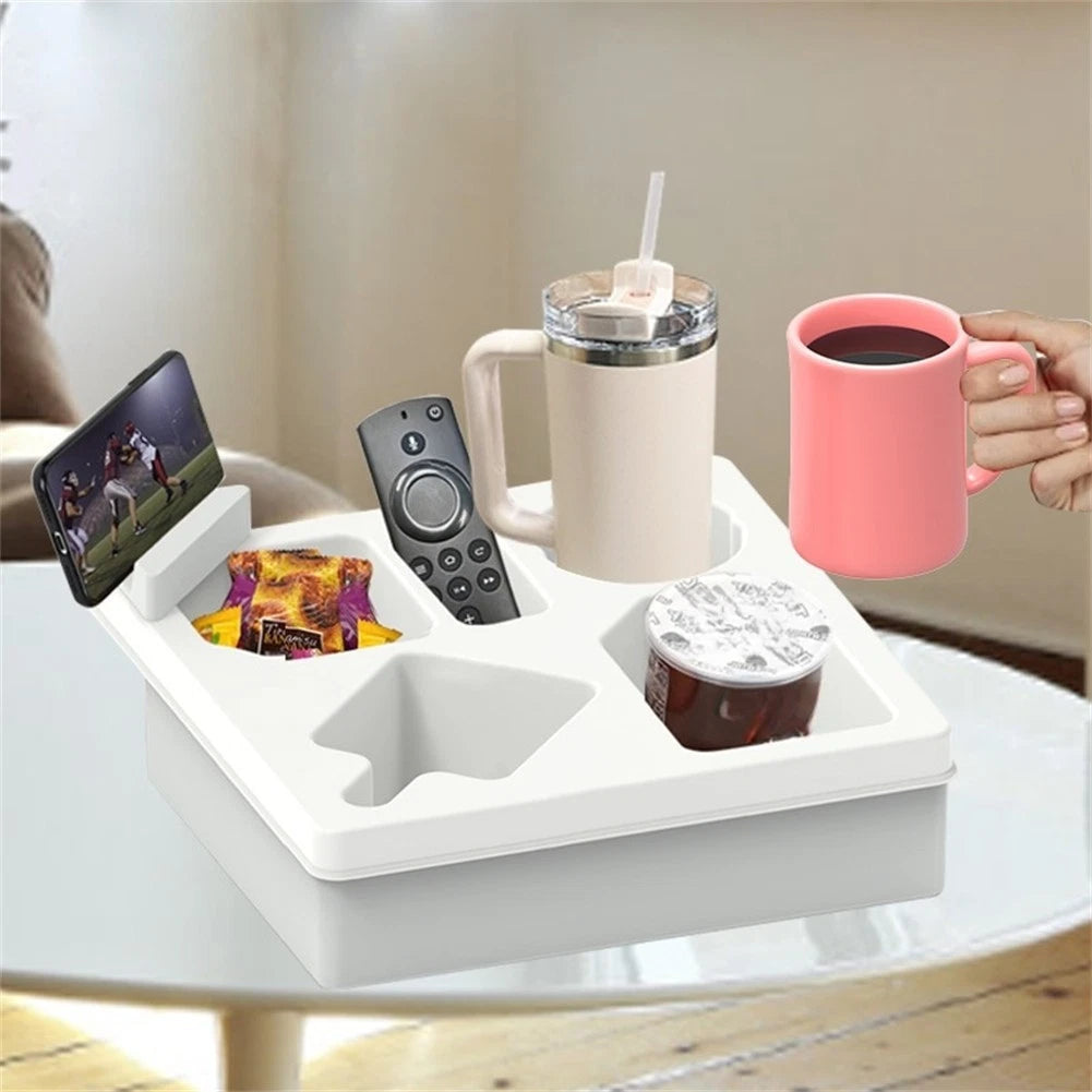 Functional Couch Cup Holder For Snacks And Remotes In Home And