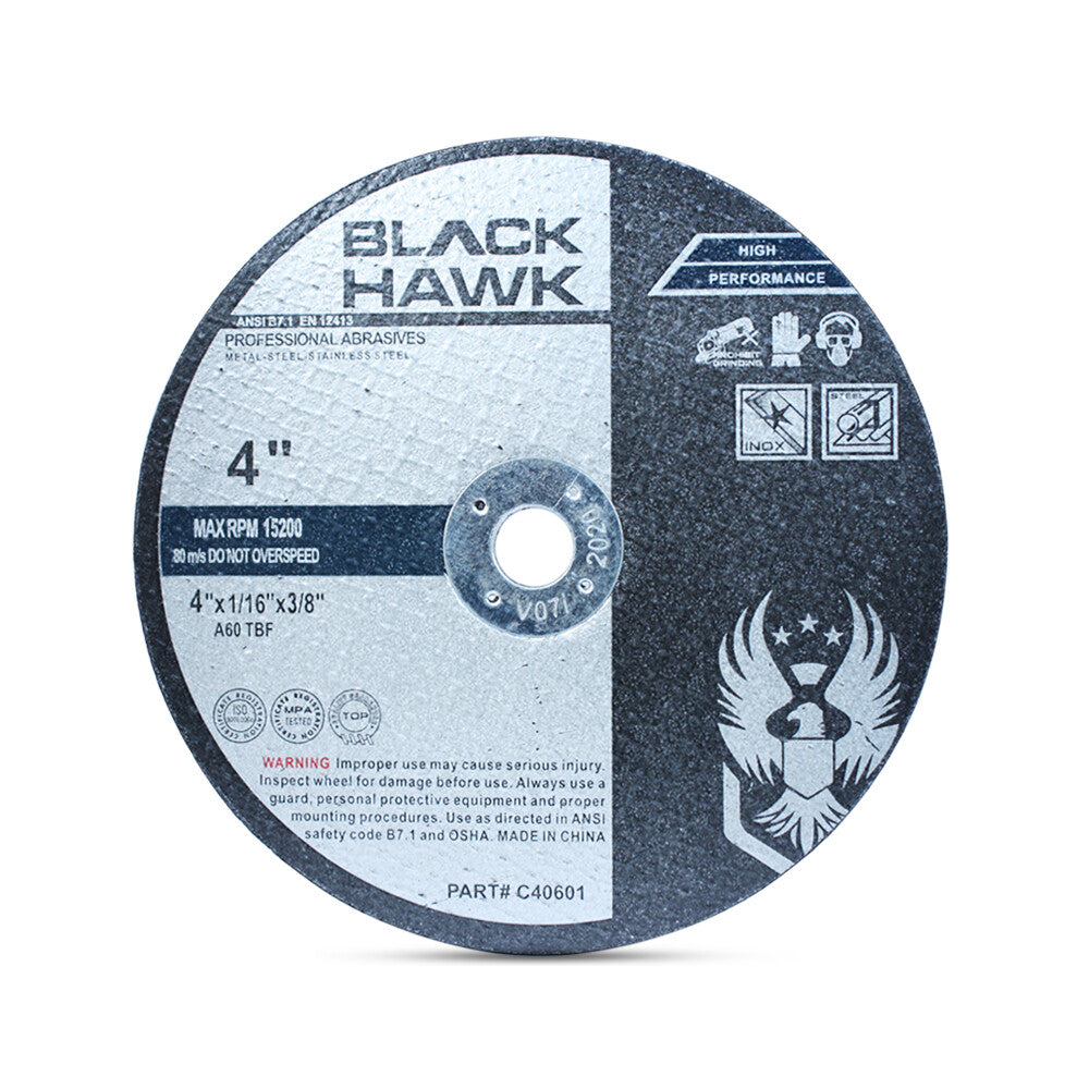 100 Pack 4" X 1/16" Cut-Off Wheels for Die Grinder