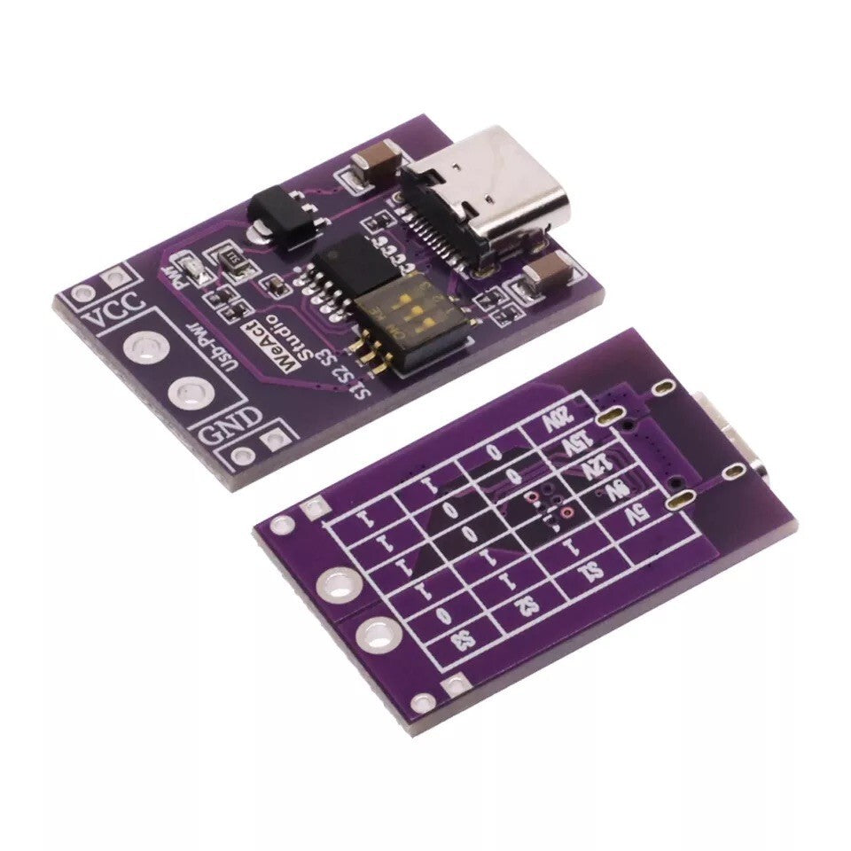 Usb-C Pd Decoy Module Quick Charge Trigger Module Dc Digital Display