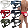 Mens Sexy Jock Strap Briefs Open Front Hole Underwear Backless