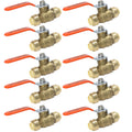 10 Pack XFITTING 1/2" Push Fit Ball Valve , Lead Free B