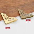 Brass Corner Protectors For Home Furniture Cabinets Wardrobes 6.6cm