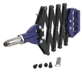32" Extending Reach Lazy Tong Hand Riveter Pop Rivet Gun Riverting Nozzles Tool