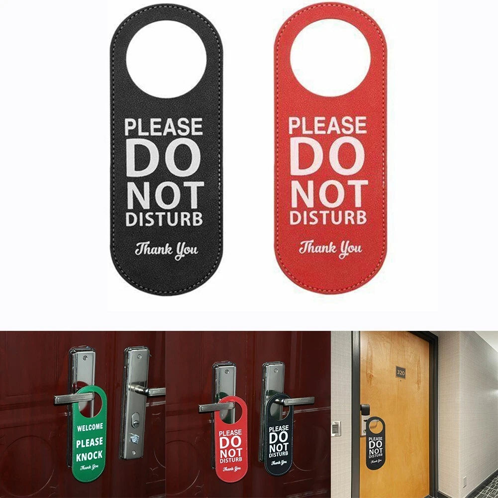 Do Not Disturb Please Knock Sign Door Knob Meeting Room Door Hanger