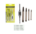 5pc Screw Extractor+1pc Nut Splitter Cracker Set Broken Bolt Remover