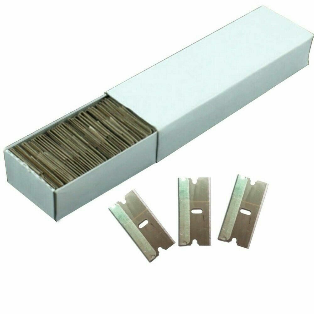 1,000 Single Razor Blades with Protective Sleeve