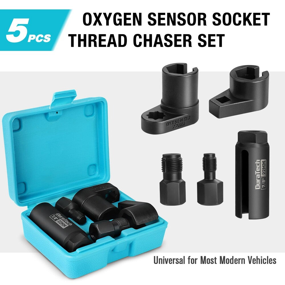 DURATECH 5PCS O2 Sensor Socket Tool Kit by DURATECH