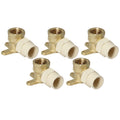 5 Pack XFITTING  1/2" Female NPT x 1/2" CPVC Drop Ear E