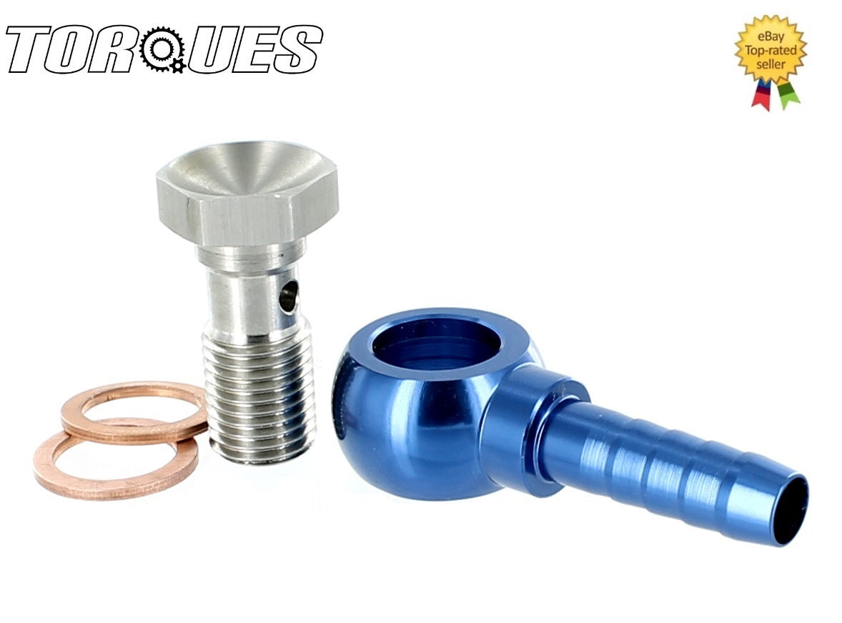 7/16" Unf Master Cylinder to Brake Reservoir Banjo Adapter and Bolt to