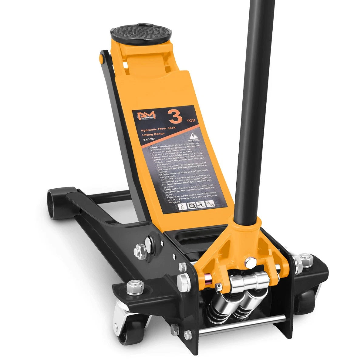 3-20 In 6000lbs Capacity Hydraulic Orange Garage | Built Supply Co