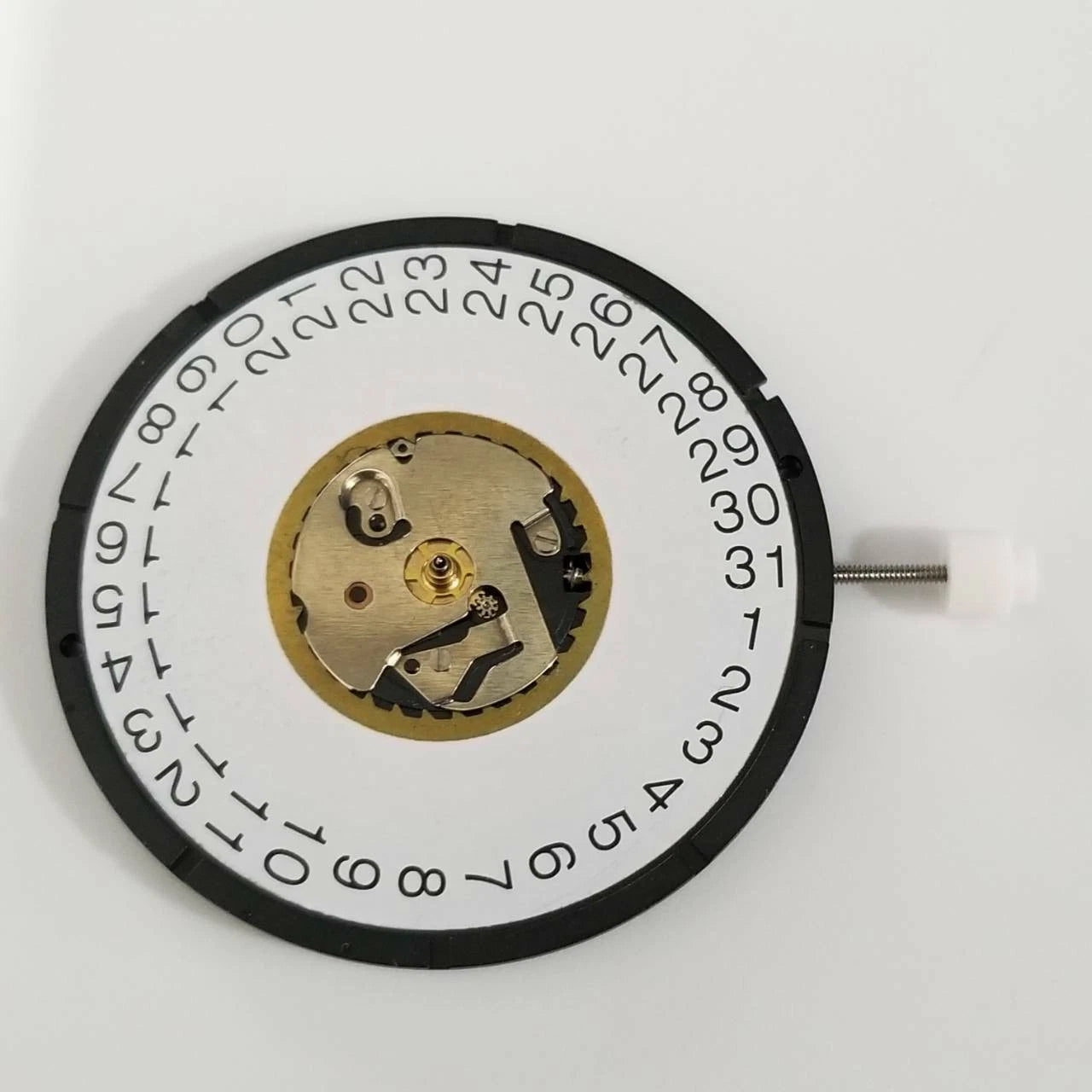32.6mm Date At 3 Quartz Watch Movement W/ Battery + Stem For Isa