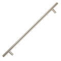 Euro Style 11-3/4" Brushed Nickel Kitchen Cabinet Door Drawer Handle
