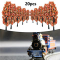 20?? 850mm Train Layout Model Flower Trees Street Park Scenery Sand