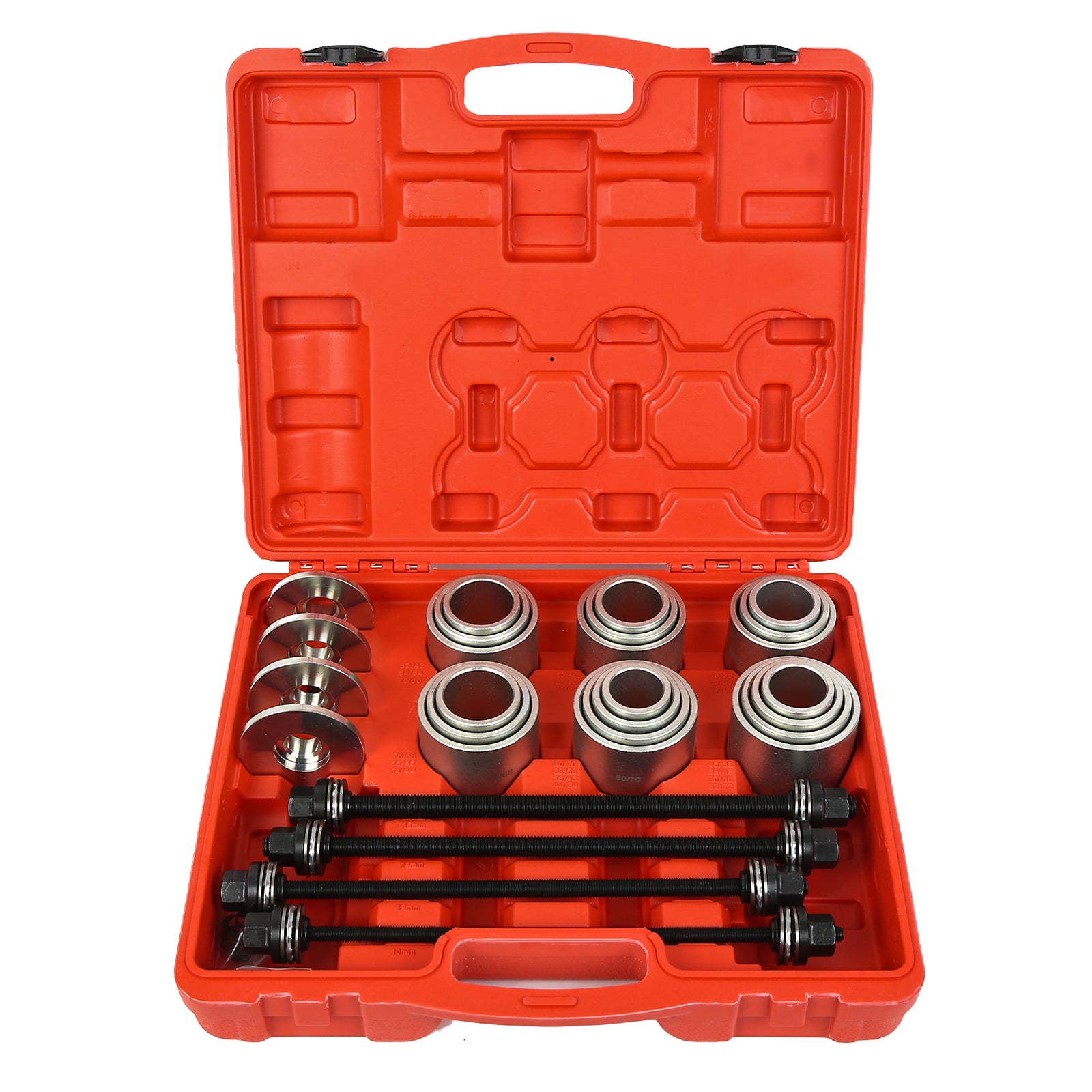 28PC Universal Press & Pull Sleeve Kit Bush Bearing Removal Insertion