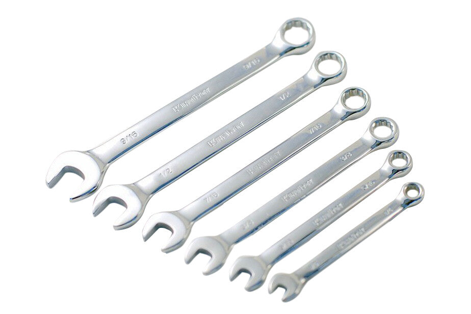 Combination Ring Open End Spanner Wrench Imperial Sae/af