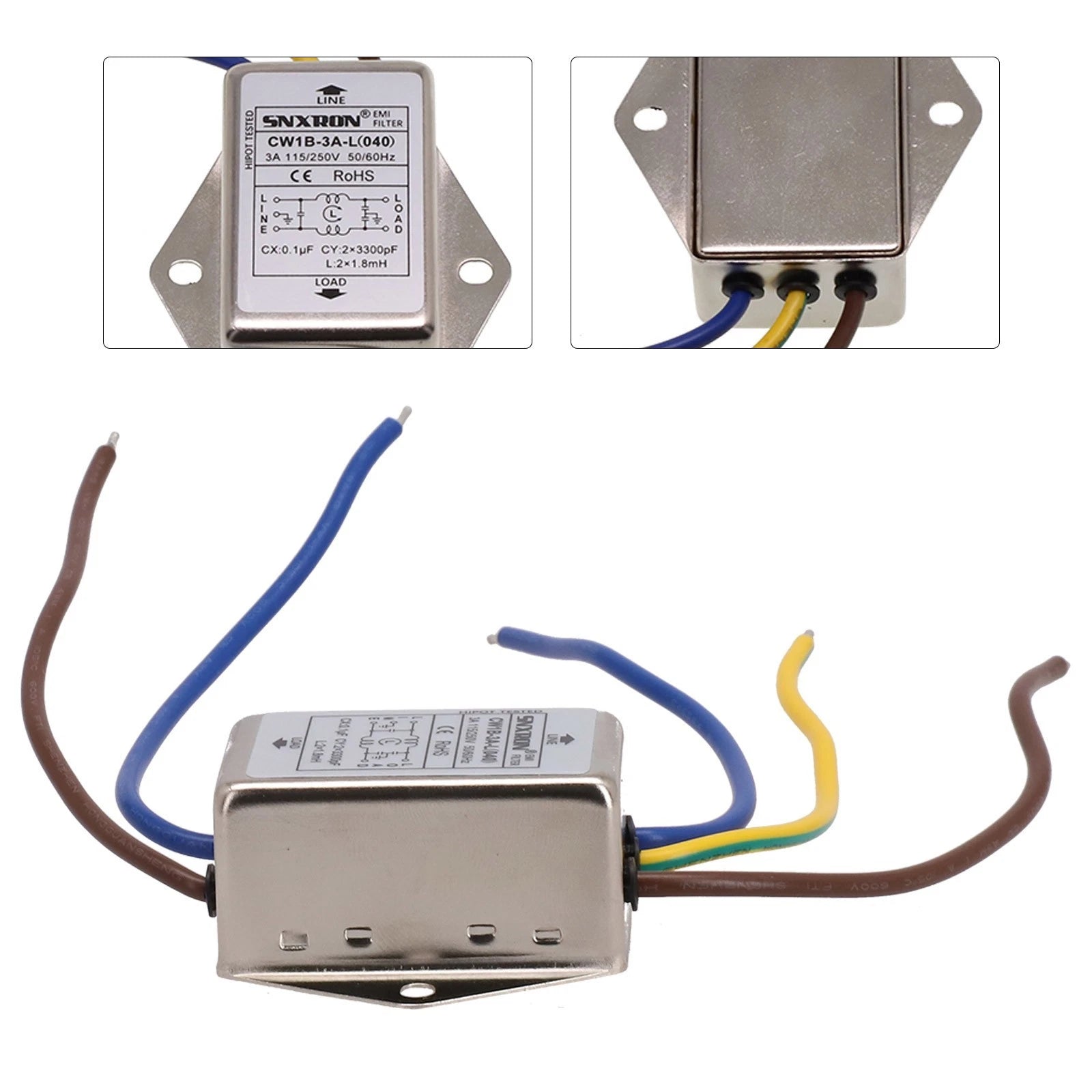High Quality Power Filter 3a/6a/10a 50/60hz Accessories Cw1b-l