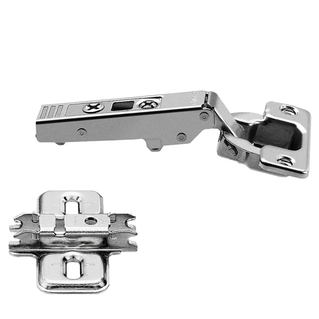 Blum Hinges Clip On 75T1550 & 173L6100 Mount 107 Degree + Screws