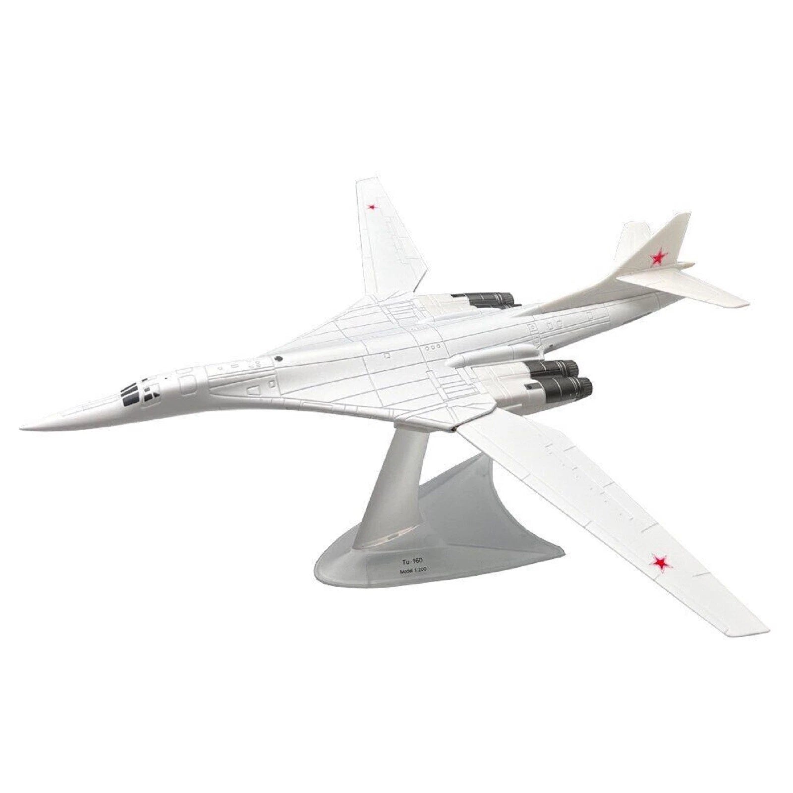 1:200 Russian Tupolev Tu160 Blackjack Strategic Bomber Aircraft