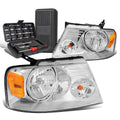 For 2004-2008 Ford F150 Pickup Pair Chrome/amber | Built Supply Co
