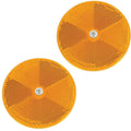 Neilsen 2pc Amber Round Reflector Lights