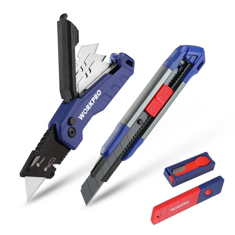 Utility Knife Folding Box Cutter & Retractable Knife Extra 20 Sk5