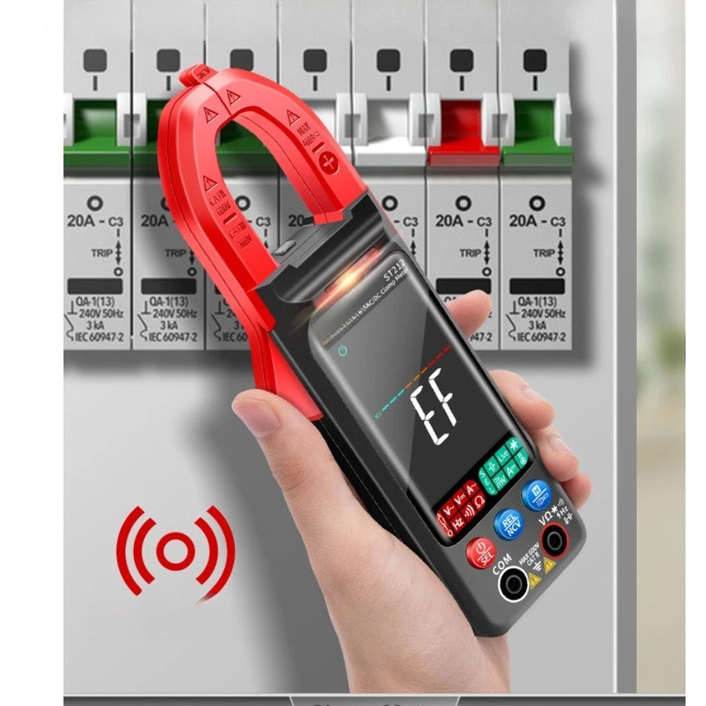 Ac/DC Current Tester Clamp Meter Large Lcd Screen Auto-ranging