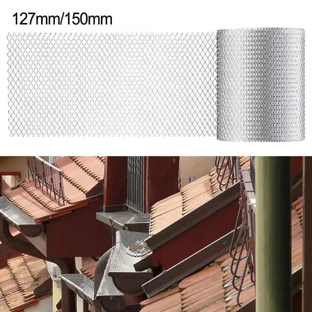 Easy Installation Aluminum Gutter Guards Effective Leaf Blocking