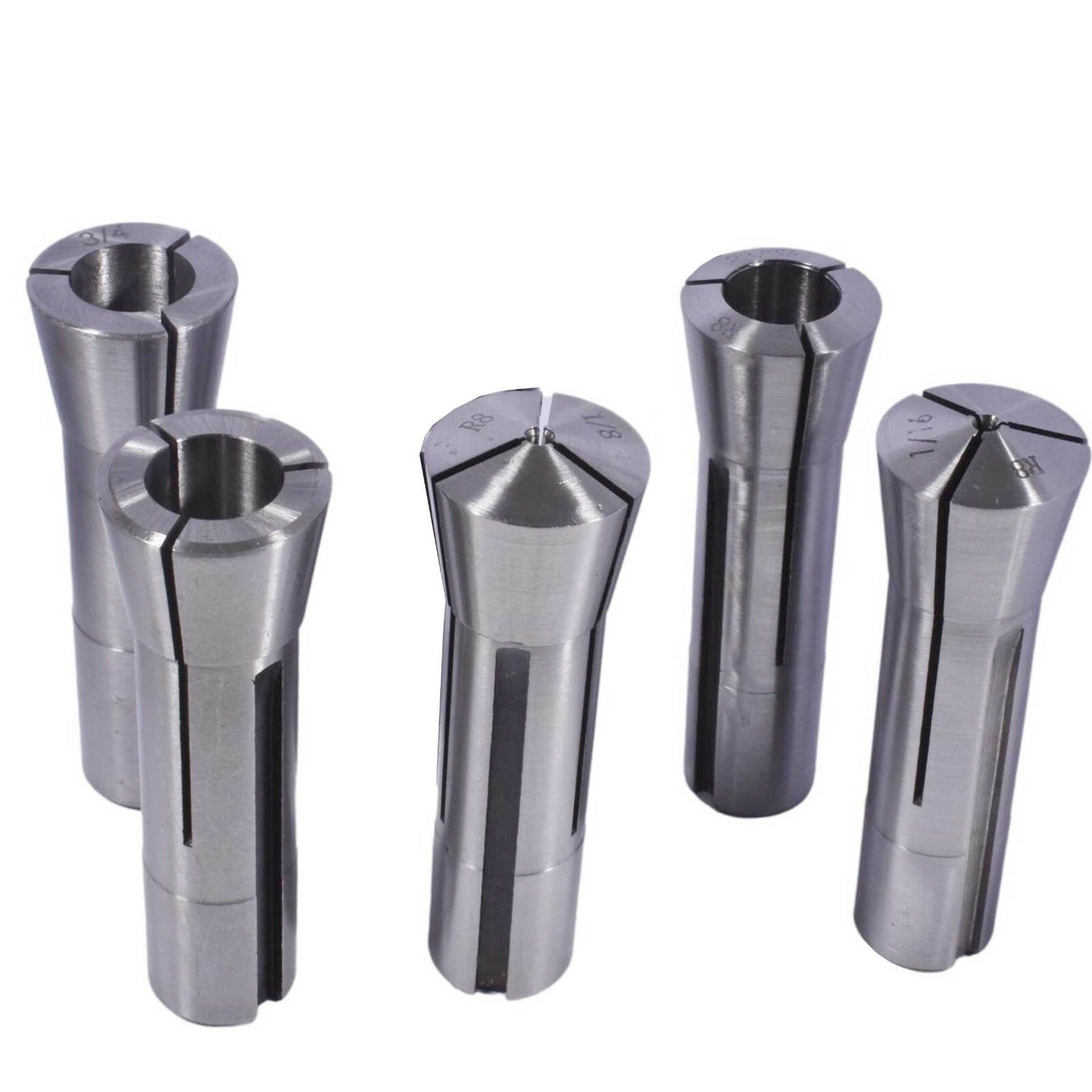5pc 7/16 R8 Collet 1/16 To 3/4" Tir0.0004" /10μM CNC Mill Machine