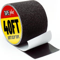 Grip Tape for Stairs - 4 in X 40 Ft, Black - 80-Grit Waterproof