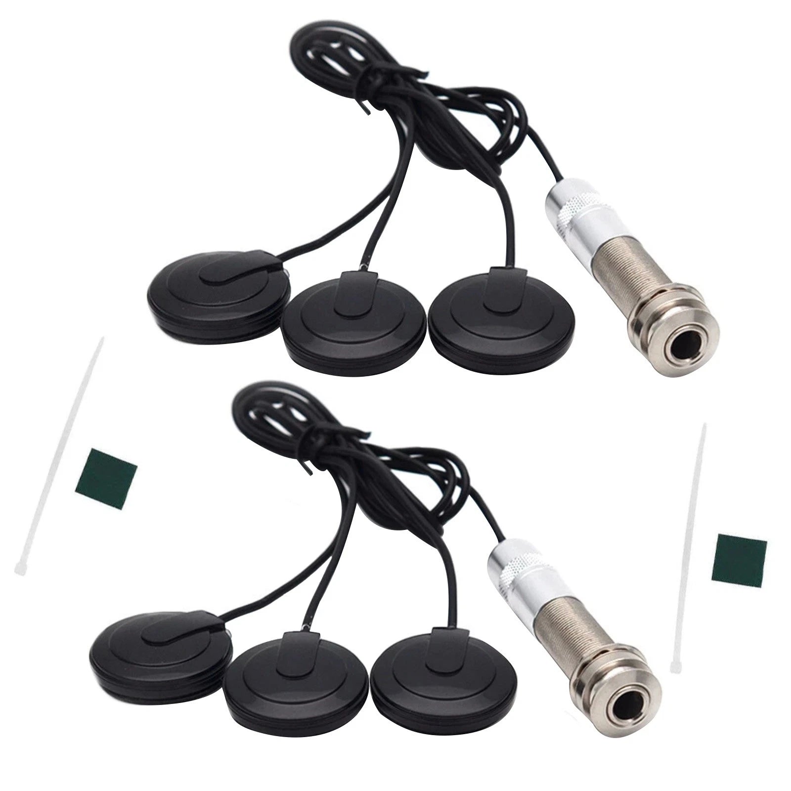 2 Pack Undersaddle Pickup Piezo Transducer Fit Guitar Ukulele