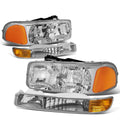 Fit 1999-2007 Gmc Sierra/yukon Chrome Housing Amber | Built Supply Co