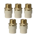XFITTING 3/4" Male NPT x 3/4" CPVC Adapter 5 Pcs