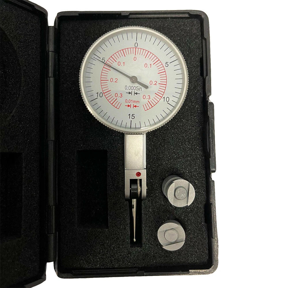 030"/0.6mm Large Face Test Indicator .0005"/0.1mm 0-15-0