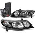 For 2006-2011 Honda Civic Sedan Pair Black/clear | Built Supply Co