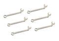 5pc-pk 45° Angle Open Spanner Combination Multi-Tooth Gear Lock Ring Size Option