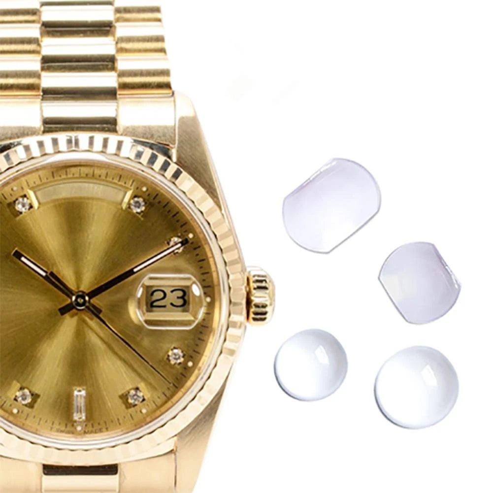 Sapphire Bubble Magnifier Calendar Lens For Date Window Watch Crystal