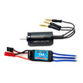 18a Waterproof Brushless Motor Esc Set W/ Jst&rx Plug For 1/24 1/28