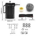 Oil Catch Can For Car 300ml Aluminum With Integrated Air Filter System