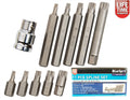Bluespot 11pc Spline Hex Bit Set  1/2" Drive Socket M5 M6 M8 M10 M12Opens in a n