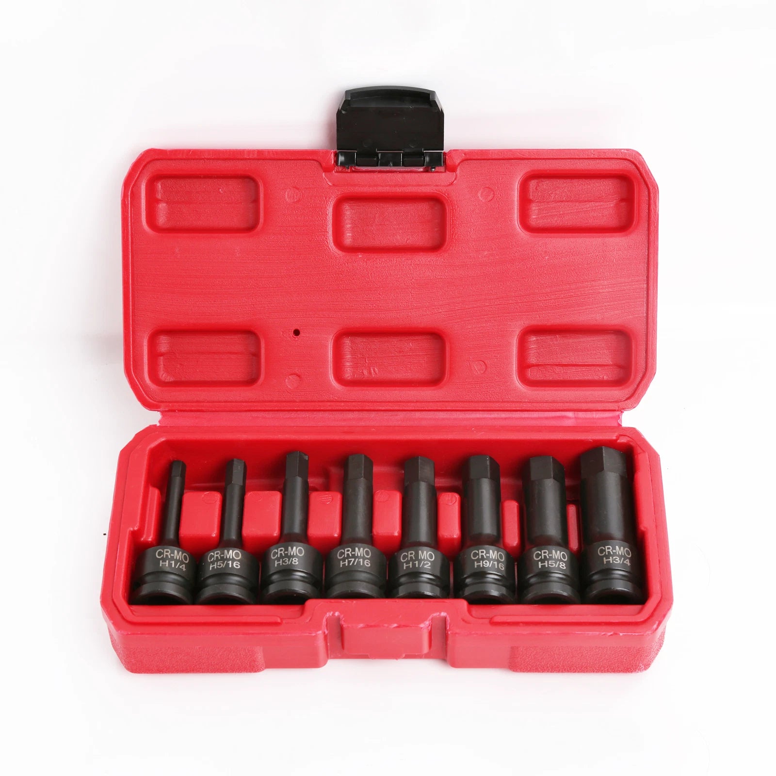 1/2" Drive Impact Socket Hex Bits SAE Set Pro 3" Standard Long Air Allen Kit 8pc