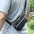 Compact Nylon Crossbody Bag For Phone And For Tws Earbuds With Long